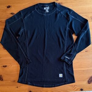 Carhartt Men's Black MBL113 Midweight Base Layer Classic Crew
